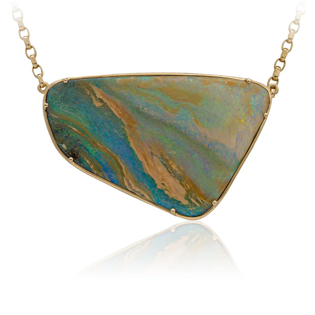 Authentic opal best sale necklace